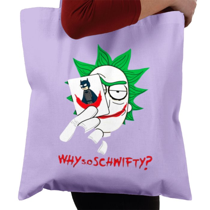 Rick & Morty x Batman - Why So Schwifty Tote Bag