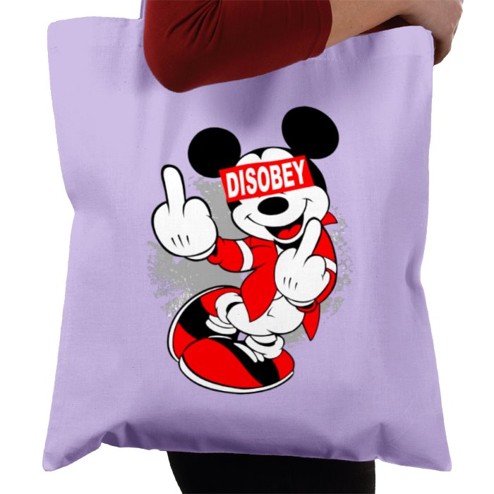 Mickey Mouse - Disobey Tote Bag
