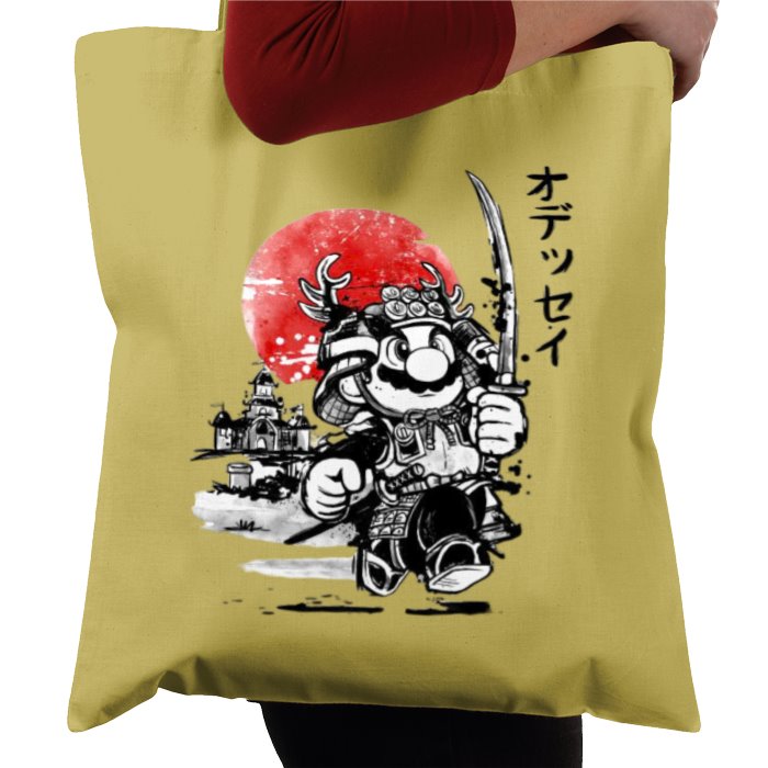 Super Mario Bro's - Samurai Mario Tote Bag