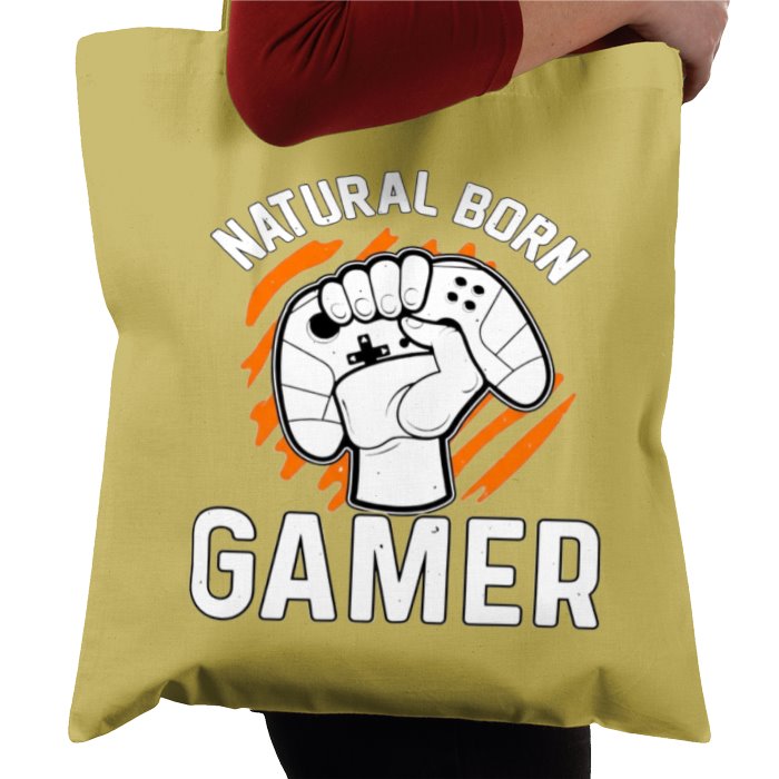 Natural Born Gamer Tote Bag