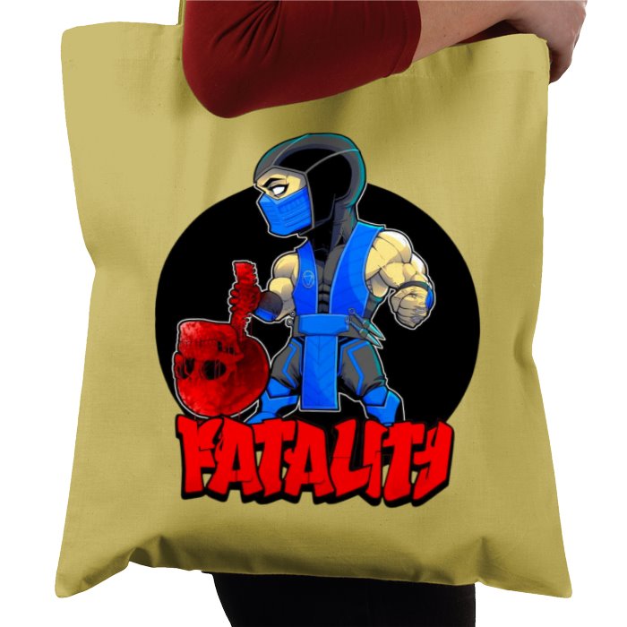 Mortal Kombat - Sub Zero Fatality Tote Bag