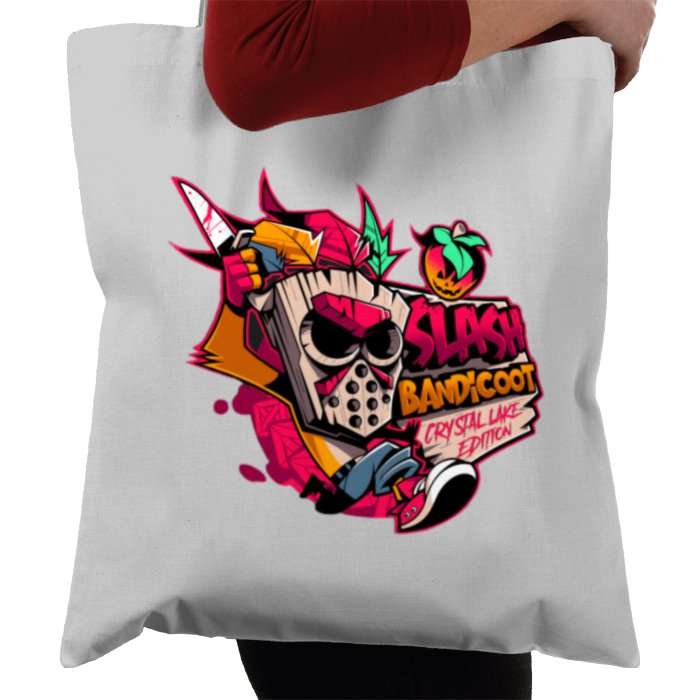 Crash Bandicoot & Friday 13th - Slash Bandicoot Tote Bag