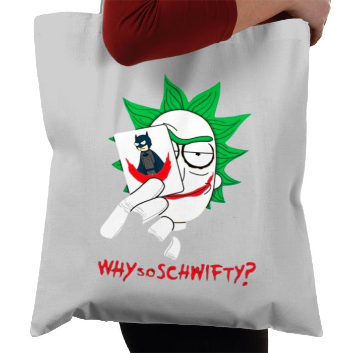 Rick & Morty x Batman - Why So Schwifty Tote Bag