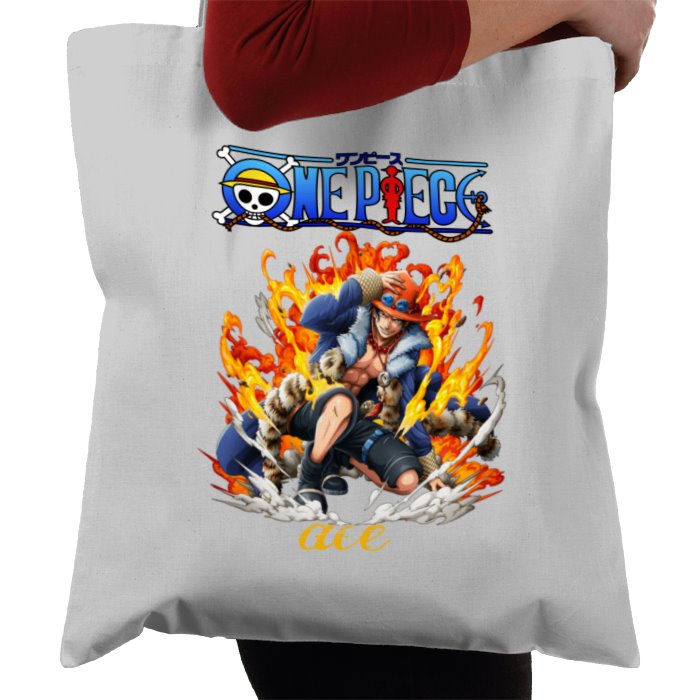 One Piece - Ace Portrait Tote Bag