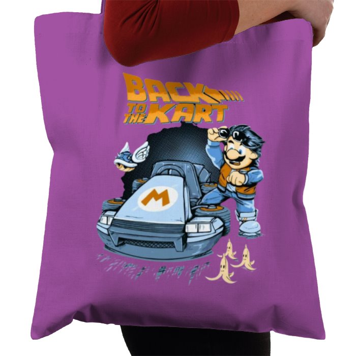 Mario Kart & Back To The Future - Back To The Kart Tote Bag