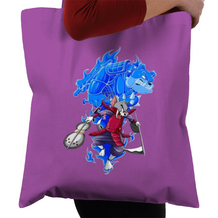 Tom & Jerry & Naruto - Tom/Madara Tote Bag