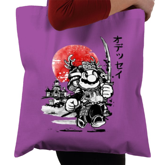 Super Mario Bro's - Samurai Mario Tote Bag