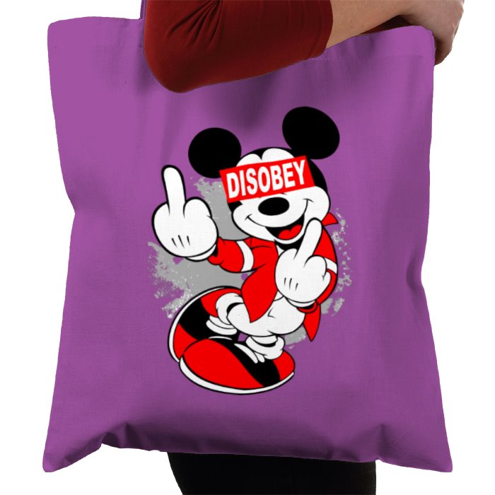 Mickey Mouse - Disobey Tote Bag