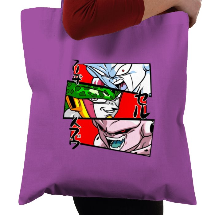 Dragonball Z - Villain Faces Tote Bag