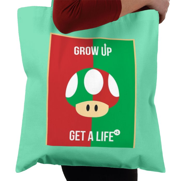 Super Mario Bro's - Get A Life Tote Bag