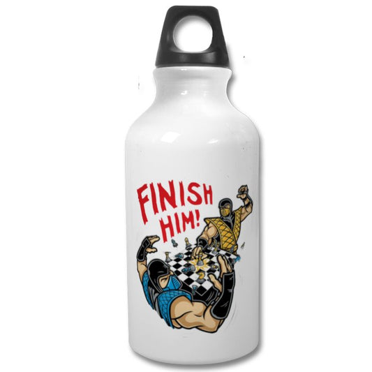 Mortal Kombat - Finish Him Chess Water Bottle