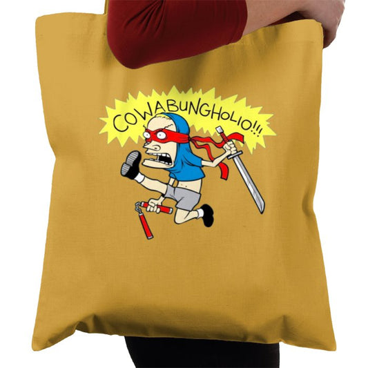 Beavis & Butt Head x Teenage Mutant Ninja Turtles - CowaBungHolio Tote Bag