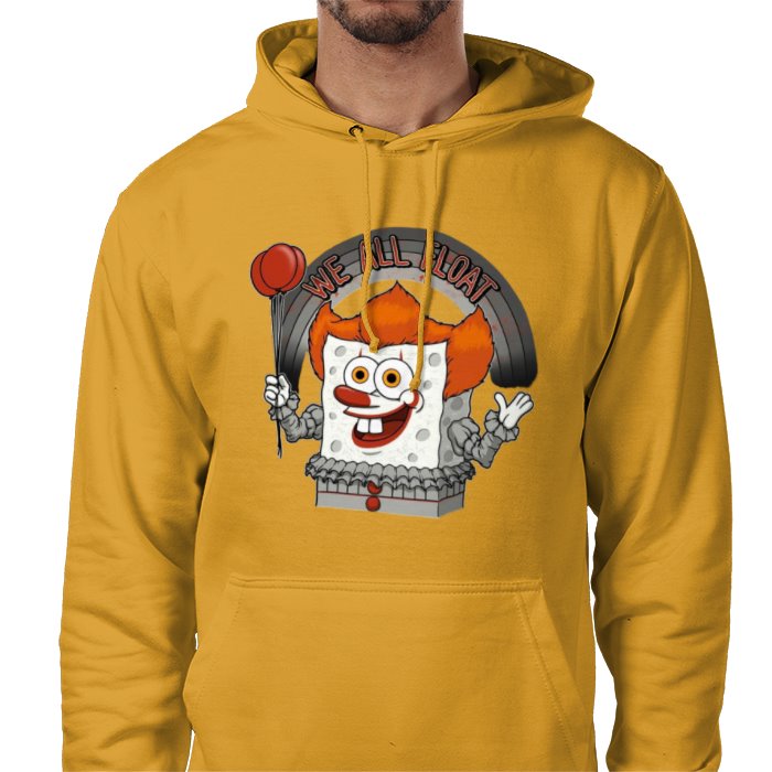 Pennywise IT x SpongeBob Square Pants - We All Float Pocket Hoodie