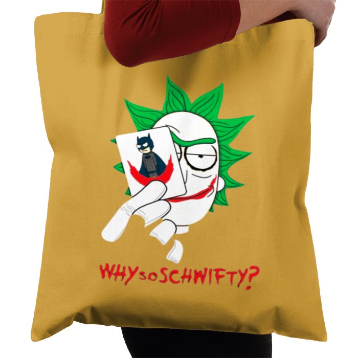 Rick & Morty x Batman - Why So Schwifty Tote Bag