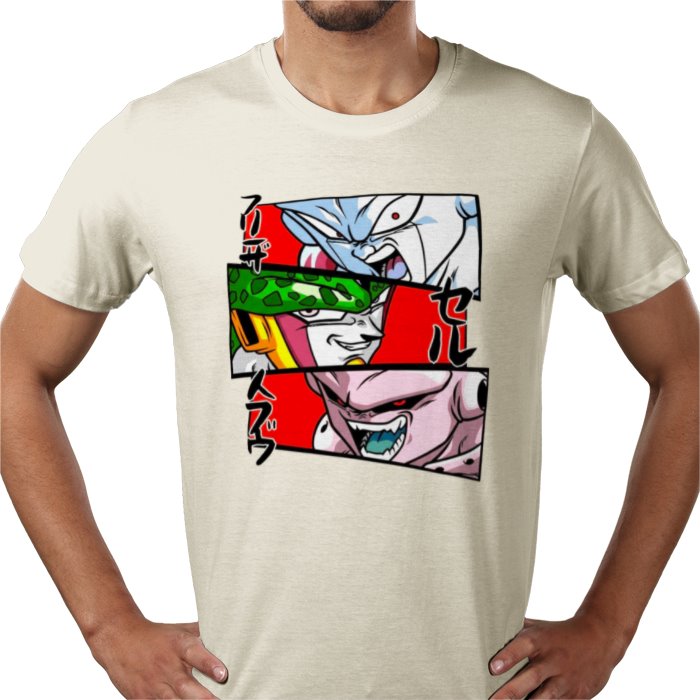 Dragon Ball Z Faces of Evil T-Shirt | DBZ Villains Anime Tee
