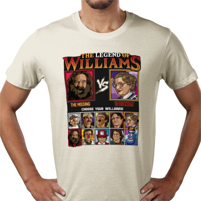 Robin Williams & The Legend Of Zelda -The Legend Of Williams T-shirt