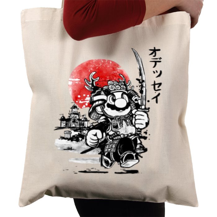 Super Mario Bro's - Samurai Mario Tote Bag