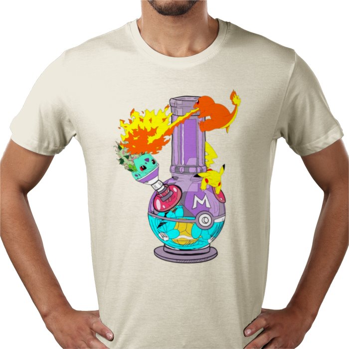 Pokébong T-Shirt | Pokémon 420 Parody Funny Graphic Tee