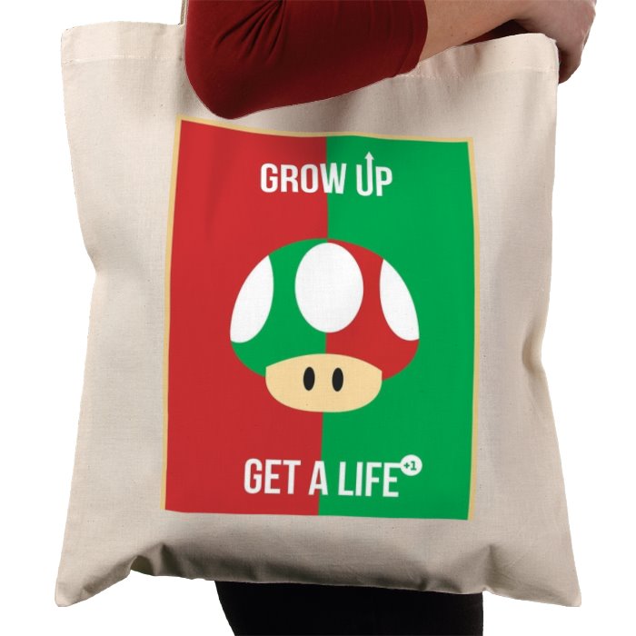 Super Mario Bro's - Get A Life Tote Bag