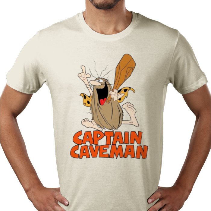 Captain Caveman Theme T-shirt