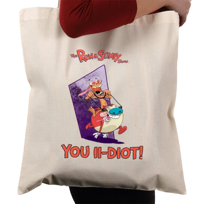 Ren & Stimpy - You Idiot Tote Bag