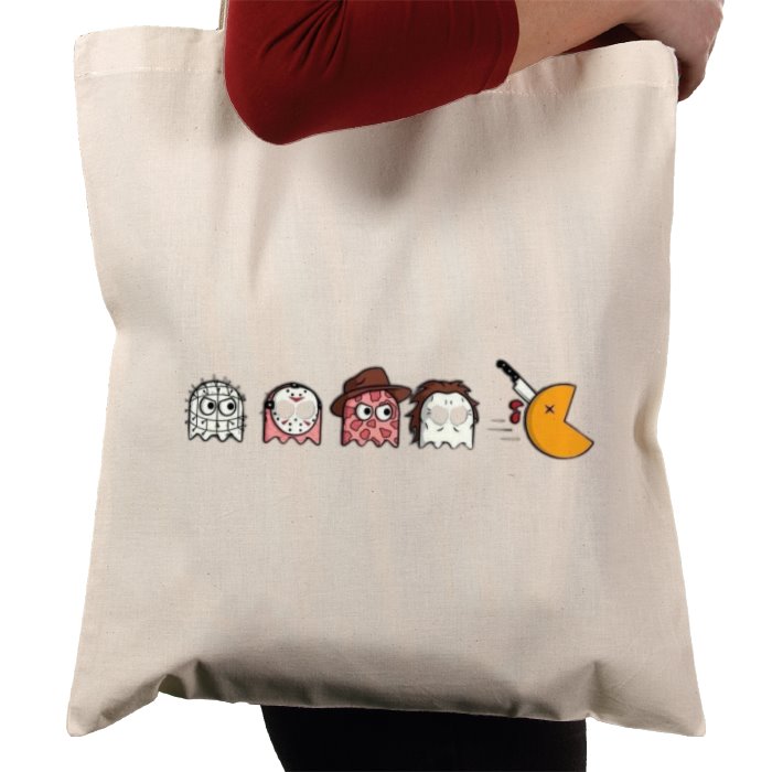 Pacman & Horror Movies - Horror Mashup Tote Bag