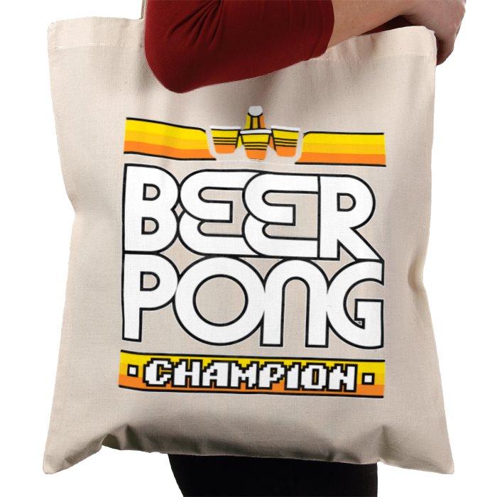 Beer Pong Tote Bag