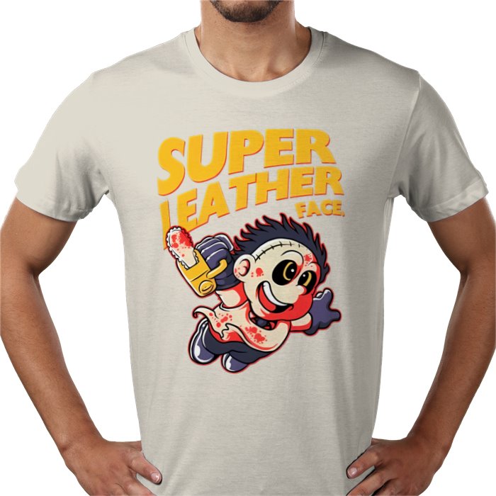 Texas Chainsaw Massacre x Super Mario Bros - Super Leatheface T Shirt
