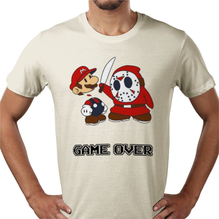 Super Mario T-Shirt | Game Over Retro Gaming Graphic Tee