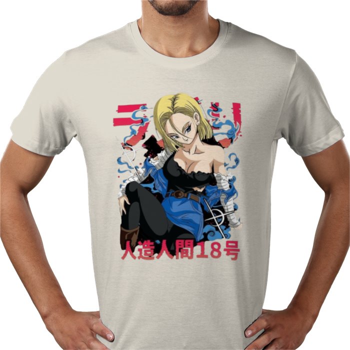 Dragon Ball Z Raunchy Android 18 T-Shirt | Android 18 DBZ Anime Tee