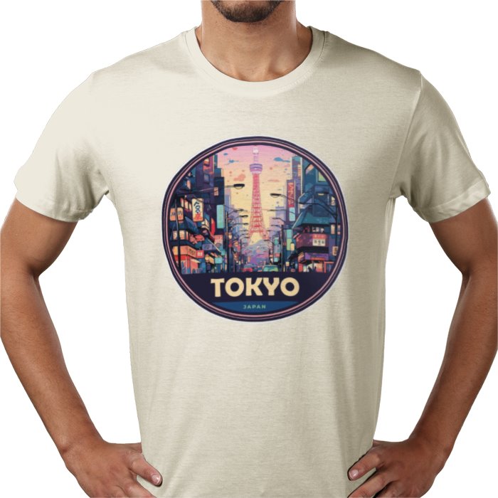 Tokyo Japan Badge T-shirt