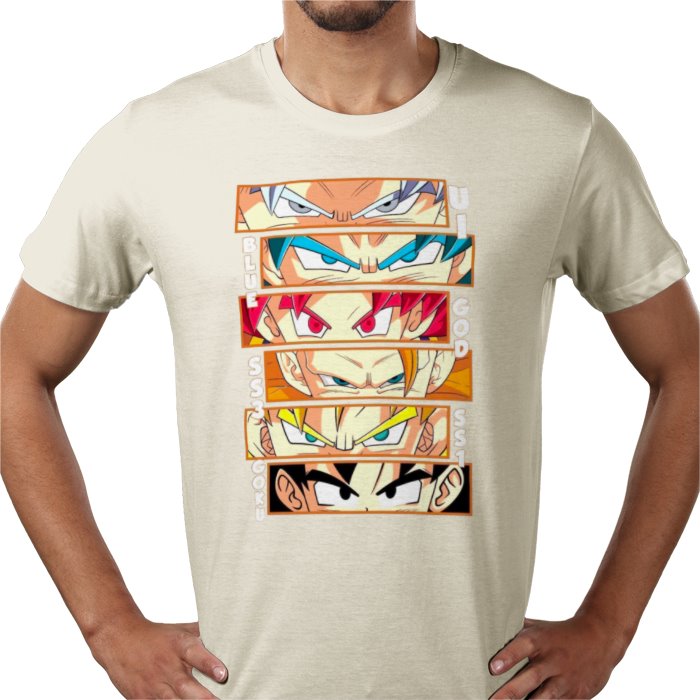Dragon Ball Z Goku Eyes T-Shirt | Super Saiyan Anime Tee