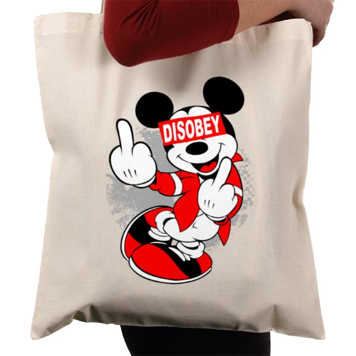 Mickey Mouse - Disobey Tote Bag