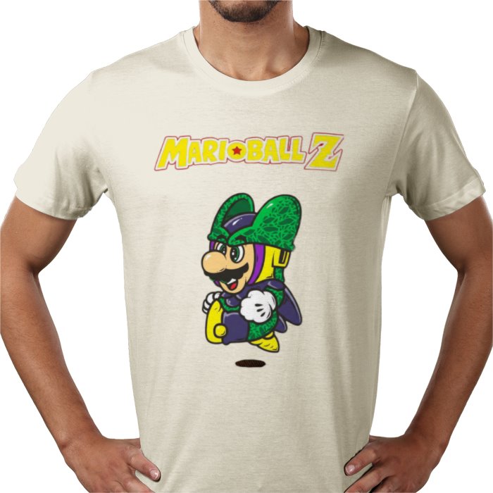 Super Mario x Dragon Ball Z Marioball Z T-Shirt | Gaming Anime Mashup Tee