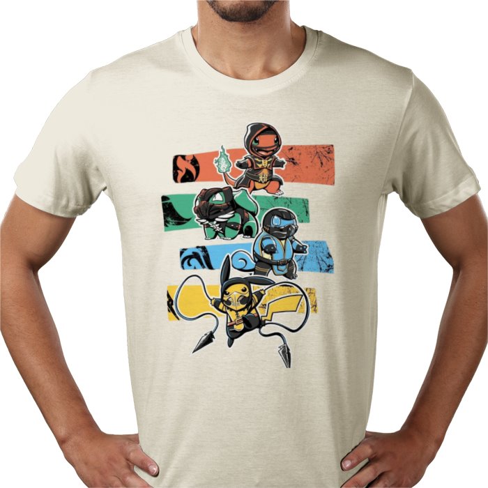 Pokémon & Mortal Kombat - Kombat Starters T-shirt