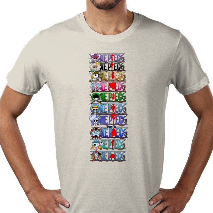 One Piece Stacked Logo T-Shirt | Grand Line Anime Tee