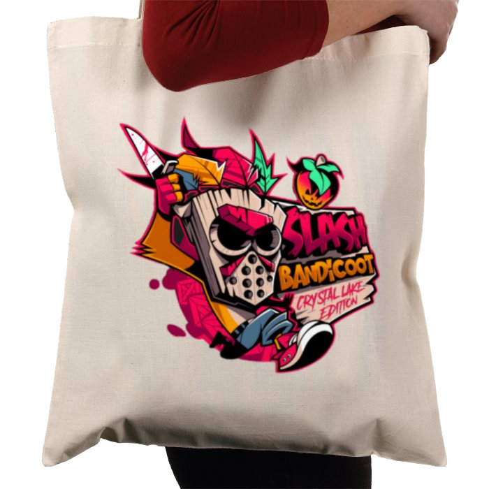 Crash Bandicoot & Friday 13th - Slash Bandicoot Tote Bag