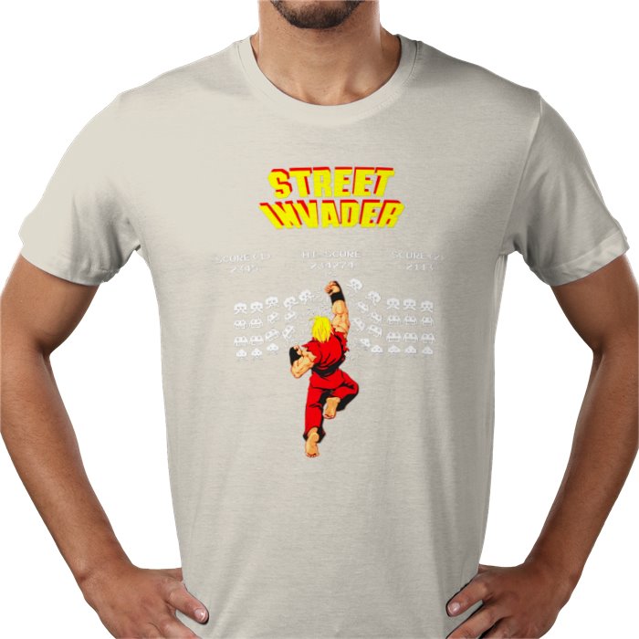 Street Fighter x Space Invaders — Street Invader T-Shirt