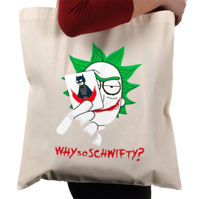 Rick & Morty x Batman - Why So Schwifty Tote Bag