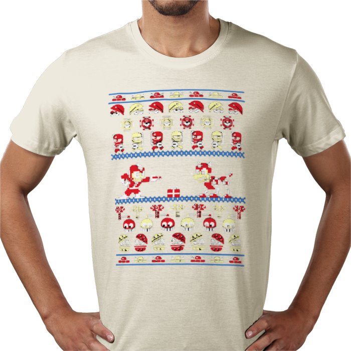 Ugly Jumper Style - Mega Man Christmas T Shirt