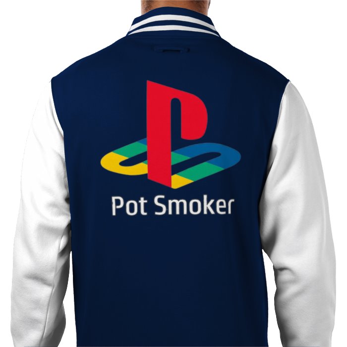 PlayStation Parody Pot Smoker Varsity Jacket