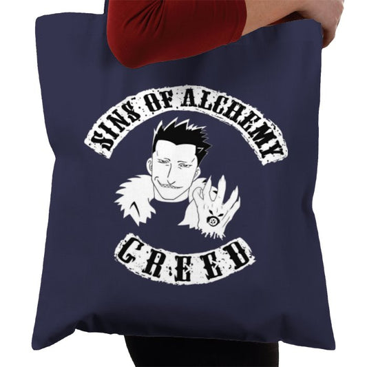 Full Metal Alchemist x Sons Of Anarchy - Sins Of Greed Tote Bag