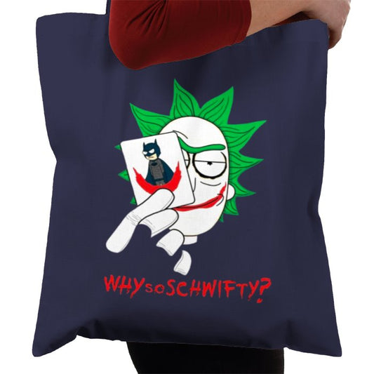 Rick & Morty x Batman - Why So Schwifty Tote Bag