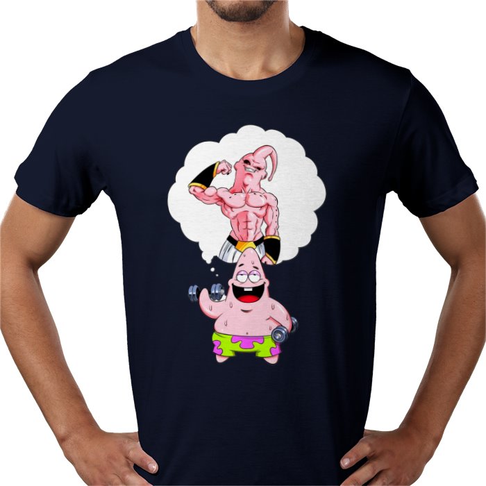 Dragon Ball Z x SpongeBob Crossover T-Shirt | DBZ Mashup Anime Tee