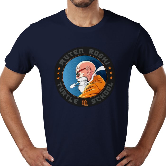 Dragon Ball Z Roshi Badge T-Shirt | Turtle Hermit Anime Tee