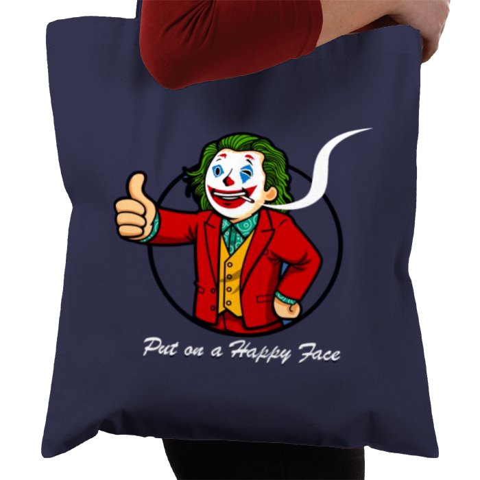 Fallout & Joker - Put On A Happy Face Tote Bag