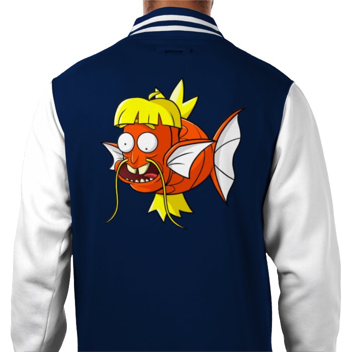 Rick & Morty & Pokémon - Magikarp Varsity Jacket