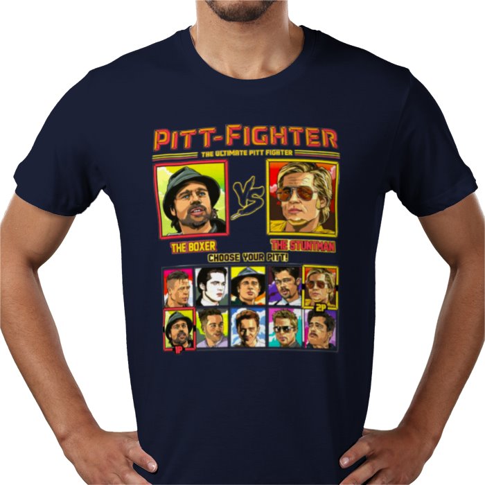 Brad Pitt - Boxer vs Stuntman T-shirt