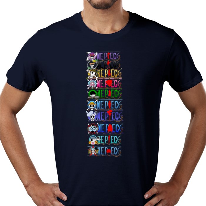 One Piece Stacked Logo T-Shirt | Grand Line Anime Tee