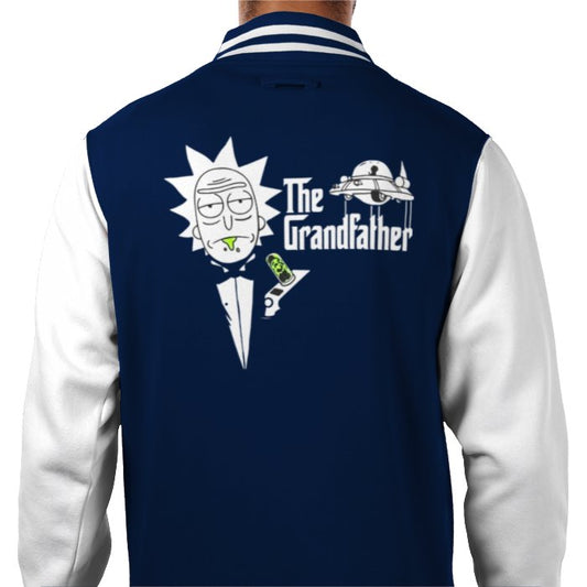 Rick & Morty x The Godfather - The Grandfather Varsity Jacket